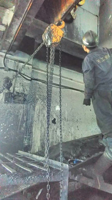 天工公司安裝運營項目部注重細節高效完成安陽礦原煤運輸設施更換