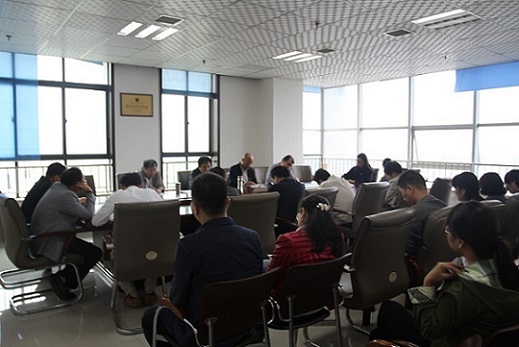 設(shè)計研究院認(rèn)真?zhèn)鬟_落實干部大會精神