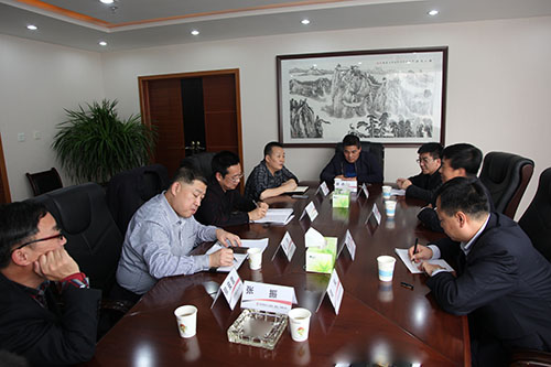 中亞能源有限責任公司財務總監穆西民一行蒞臨建設集團指導交流工作