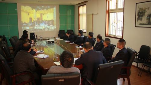 銅煤公司借助建設(shè)集團(tuán)視頻會議系統(tǒng)及時學(xué)習(xí)貫徹建設(shè)集團(tuán)安全生產(chǎn)例會精神助力企業(yè)發(fā)展