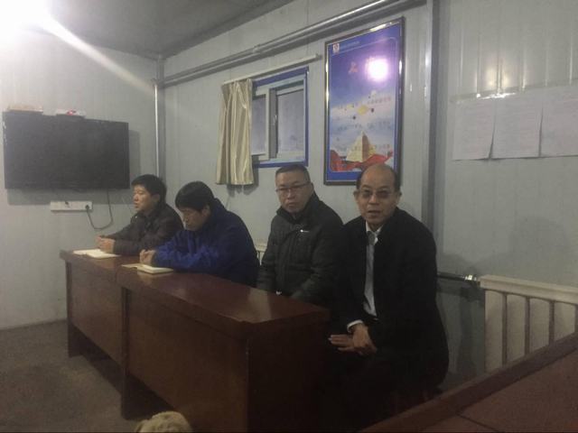 曹家灘礦領導蒞臨掘進公司曹家灘項目部指導工作