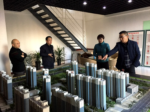 大秦置業公司組織考察調研“神南華府”項目