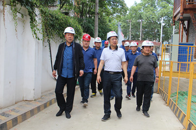 贠公法深入陜煤建設漢中分公司開展安全環保大檢查