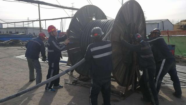 陜煤建設掘進公司曹家灘項目部領導班子靠前指揮圓滿完成立井電纜回收