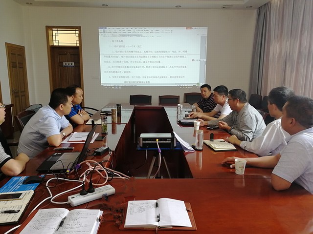 陜煤建設副總師宋培章深入礦建三公司調研指導工作