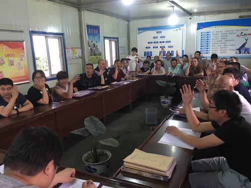 陜煤建設洗選煤分公司檸條塔運營項目部:安全伴安康 搶答我在行