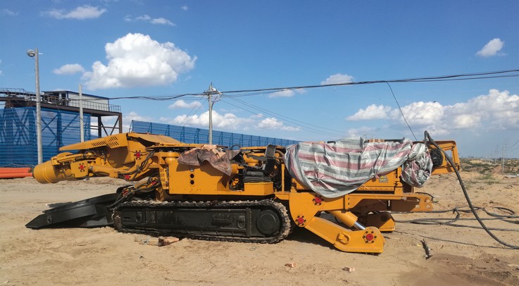 陜煤建設礦建三公司曹家灘項目部為確保工期再添新設備