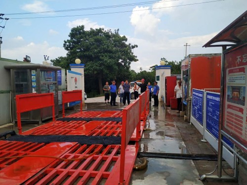 陜煤建設渭南分公司第二項目部 順利通過揚塵治理檢查驗收