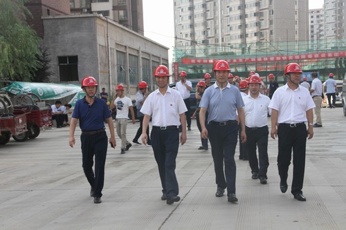 陜煤建設銅煤公司參加召開銅煤1#2#小區現場協調推進會