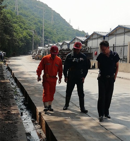 陜煤建設礦建三公司擰緊“雨季三防”安全閥