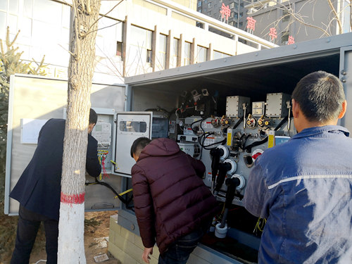 陜煤建設公司:神南華府成功接入10kV專用供電電源