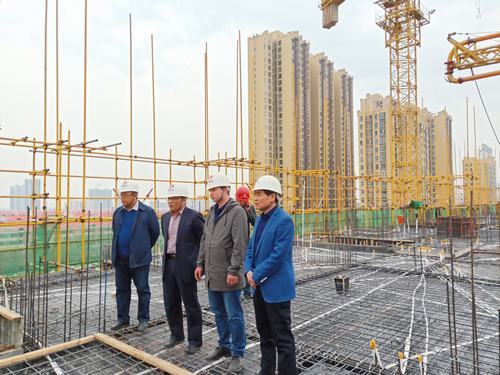 王明智深入渭南二院安置房、法檢兩院項目工地檢查指導工作