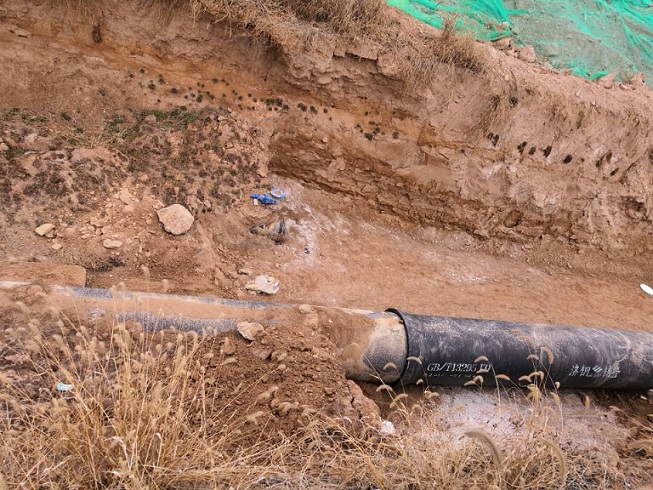 蒲白礦務局罕井家屬區居民供水管道工程  圓滿完成并投入使用