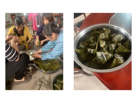 陜煤建設天工公司:盛夏聞艾香 包粽過端午