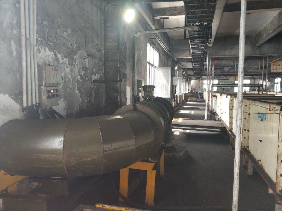 陜煤建設機電安裝公司順利完成黃陵選煤廠產品倉上軸流風機改造工程