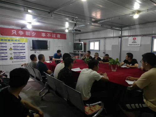 陜煤建設機電安裝公司領導深入黨建聯系點講黨課