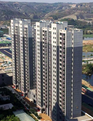 陜煤建設澄合分公司承建的神南華府19#、20#、21#、22#樓順利通過竣工移交驗收