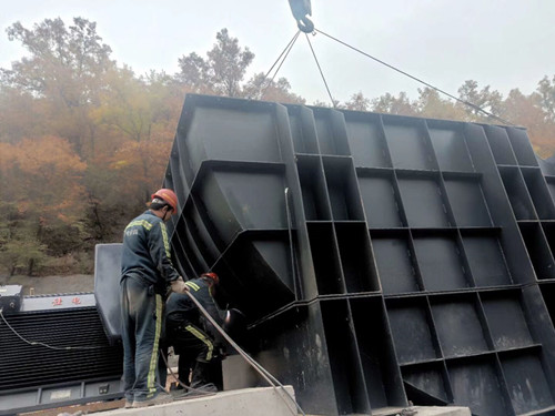陜煤建設機電安裝公司承建的黃陵二號礦主通風機帶負荷運轉成功