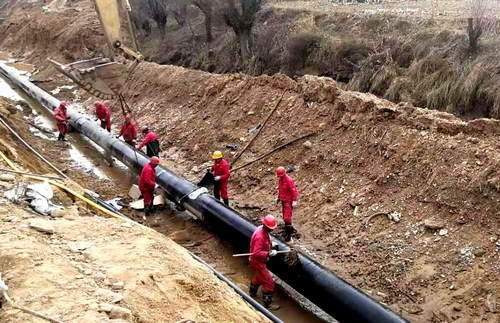 陜煤建設(shè)路橋分公司神渭管道項(xiàng)目產(chǎn)值過(guò)億