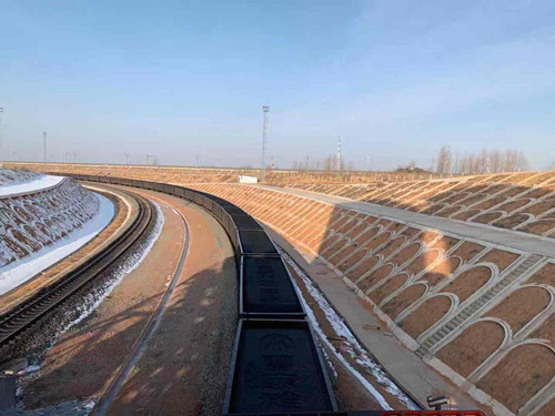 陜煤建設機電安裝公司曹家灘項目部創產品煤裝車新高度