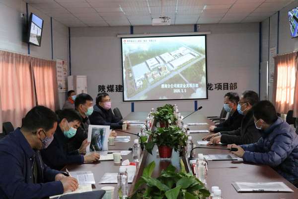 公司領導侯本英、楊讓順一行深入渭南分公司南京金龍項目檢查復工及防疫工作
