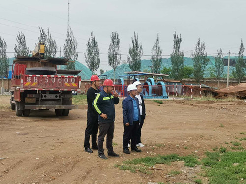 陜煤建設機電安裝公司:深入項目部現場調研