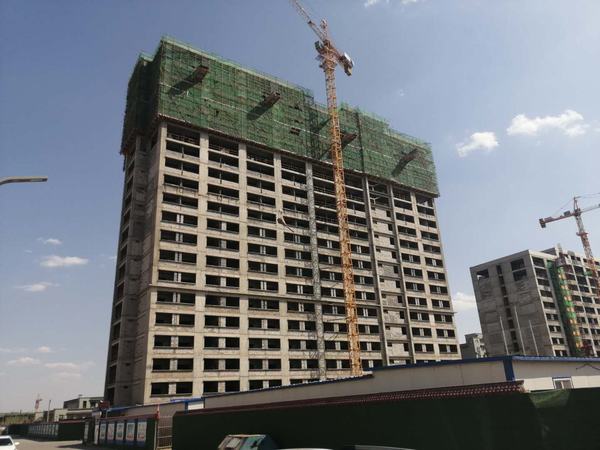 陜煤建設韓城分公司曹家灘5#公寓樓順利通過主體結構驗收