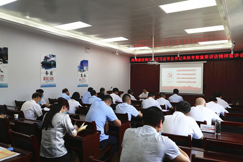 陜煤建設銅川片區開展習近平總書記來陜考察重要講話精神宣講會