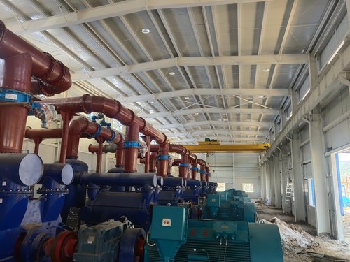 加速！陜煤建設路橋分公司大佛寺煤礦木盤川風井瓦斯抽采泵站工程進入沖刺階段