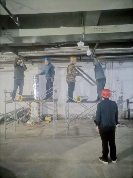 陜煤建設天工公司施工的“三供一業”維修改造項目緊鑼密鼓搶趕工期 確保如期供暖