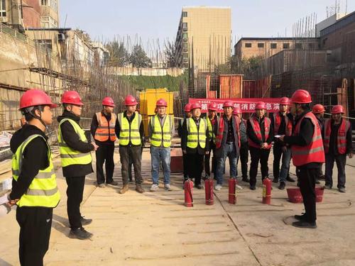 陜煤建設銅煤公司基層項目部扎實開展安全消防演練活動