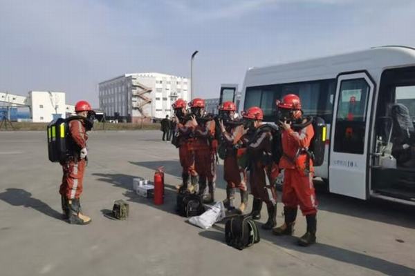 陜煤建設礦建二公司小保當項目部：應急演練助力“百日安全”