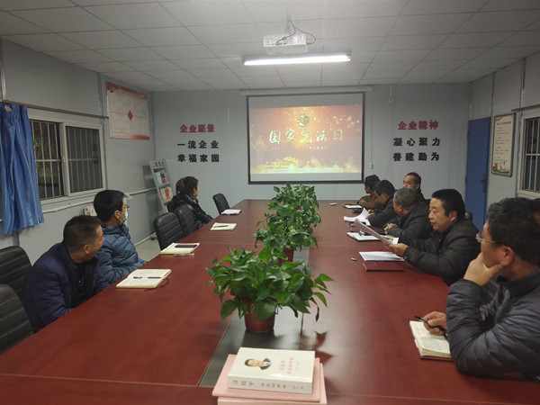 陜煤建設(shè)澄合分公司宣法學法氛圍濃