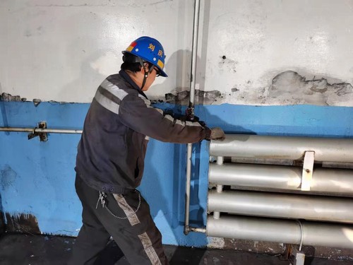 陜煤建設洗選煤運營公司紅柳林洗煤廠項目部: 防寒防凍，以“動”制“凍”