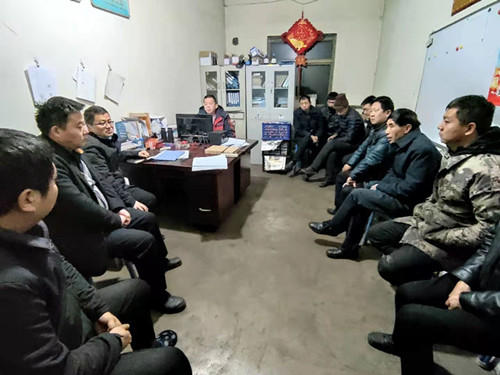 陜煤建設機電安裝公司黃陵項目部施工大干迎新年