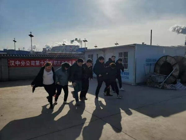 漢中分公司各項目部喜慶元旦活動豐富