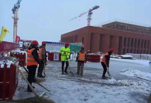 陜煤建設銅煤公司第十六項目部欲“雪”奮戰保生產  攻堅克難促發展