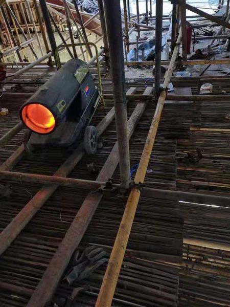 陜煤建設天工公司中儲糧項目冬季措施抓得緊工程施工走得穩