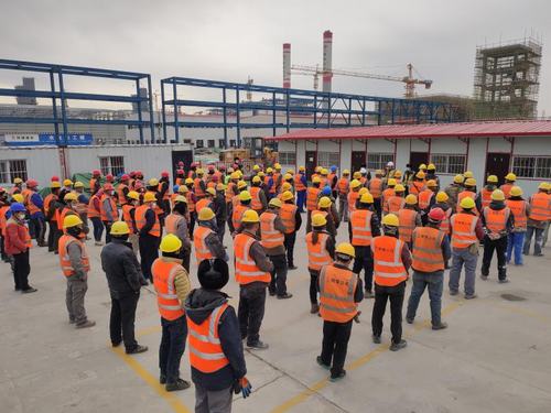 陜煤建設銅煤第十六項目部組織召開春節節前安全生產動員會