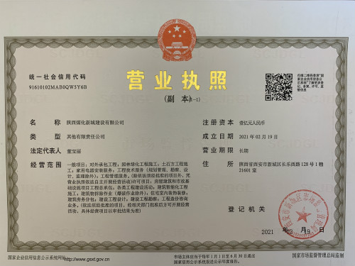 陜煤建設在西安市新城區組建區域公司