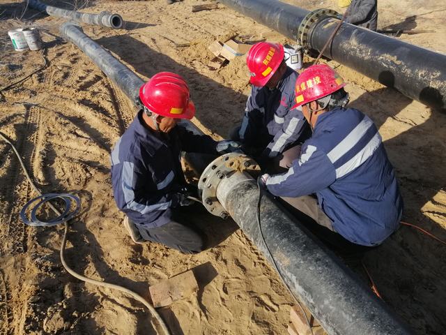 陜煤建設洗選煤運營公司第一項目部：曹家灘礦井地面外排水系統管路改造工程順利開工