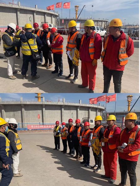 陜煤建設天工公司土建十七部“安全禮包”縱深安全文明施工