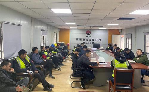 陜煤建設銅煤公司藍山水岸北區項目多措并舉保安全促進度