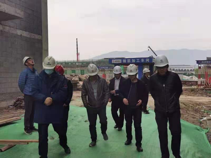 陜煤建設承建的中儲糧西安直屬庫有限公司工作塔、卸糧站順利通過主體驗收