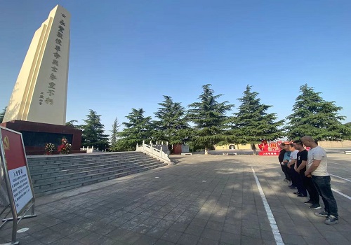 咸陽分公司第三項(xiàng)目部積極開展“緬懷先烈、不忘初心”革命烈士紀(jì)念活動(dòng)