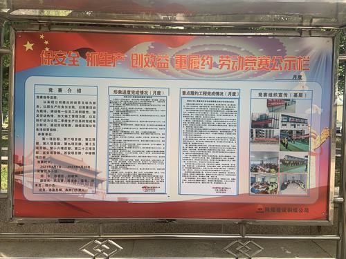 陜煤建設(shè)銅煤公司建立勞動(dòng)競賽公示制度,推動(dòng)活動(dòng)深入開展