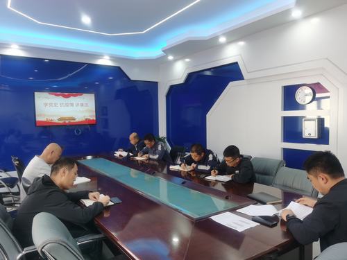 陜煤建設(shè)洗選煤運(yùn)營公司紅柳林洗煤廠項(xiàng)目部：開展“學(xué)黨史 抗疫情 講廉潔”主題黨日