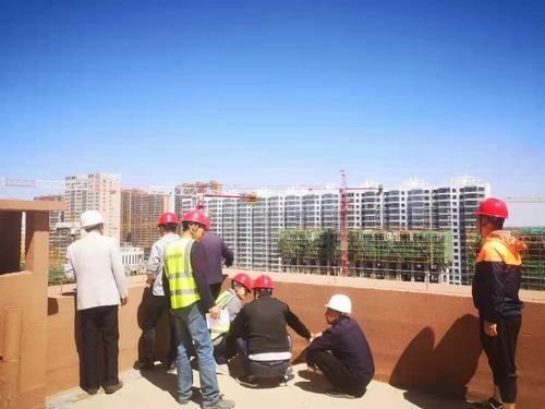 陜煤建設銅煤公司第一項目部金地華府6#樓順利通過竣工預驗收工作