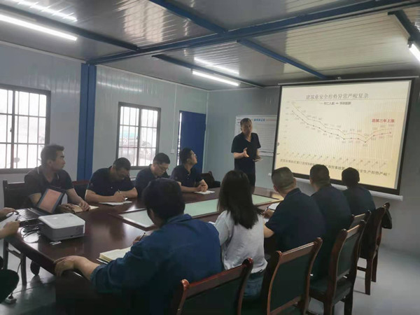 陜煤建設漢中分公司“安全月大講堂”開課啦