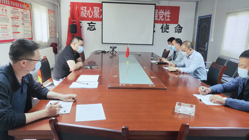 陜煤建設機電安裝公司陜北黨支部開展“紅色誦讀”主題黨日活動